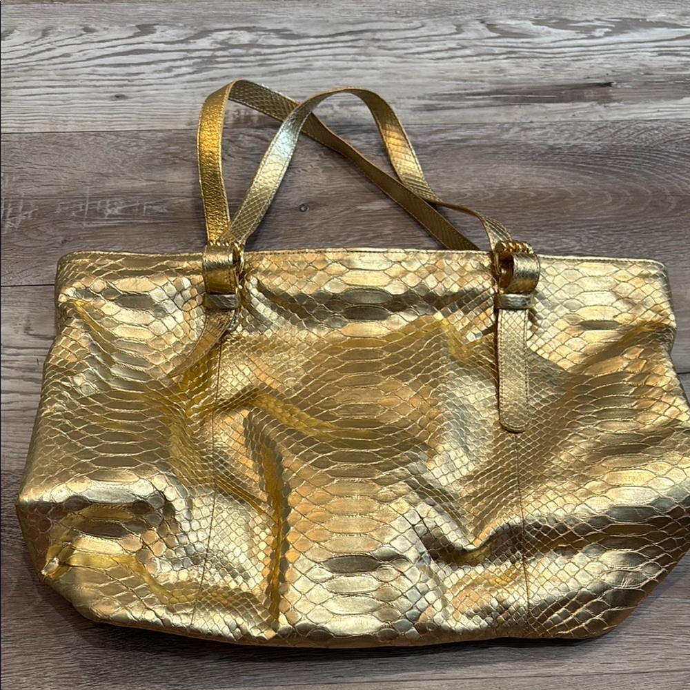 Clara Kasavina Snake Print Tote Bag